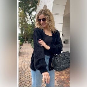 Entro Black Women's Cardigan Sweater